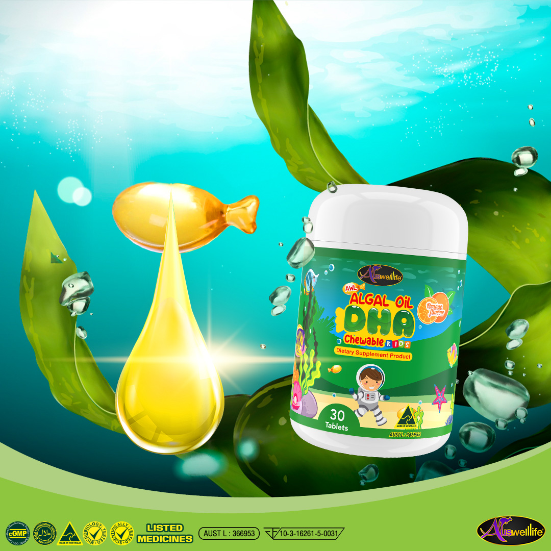 DHA algal oil เสริมสมองลูกรัก